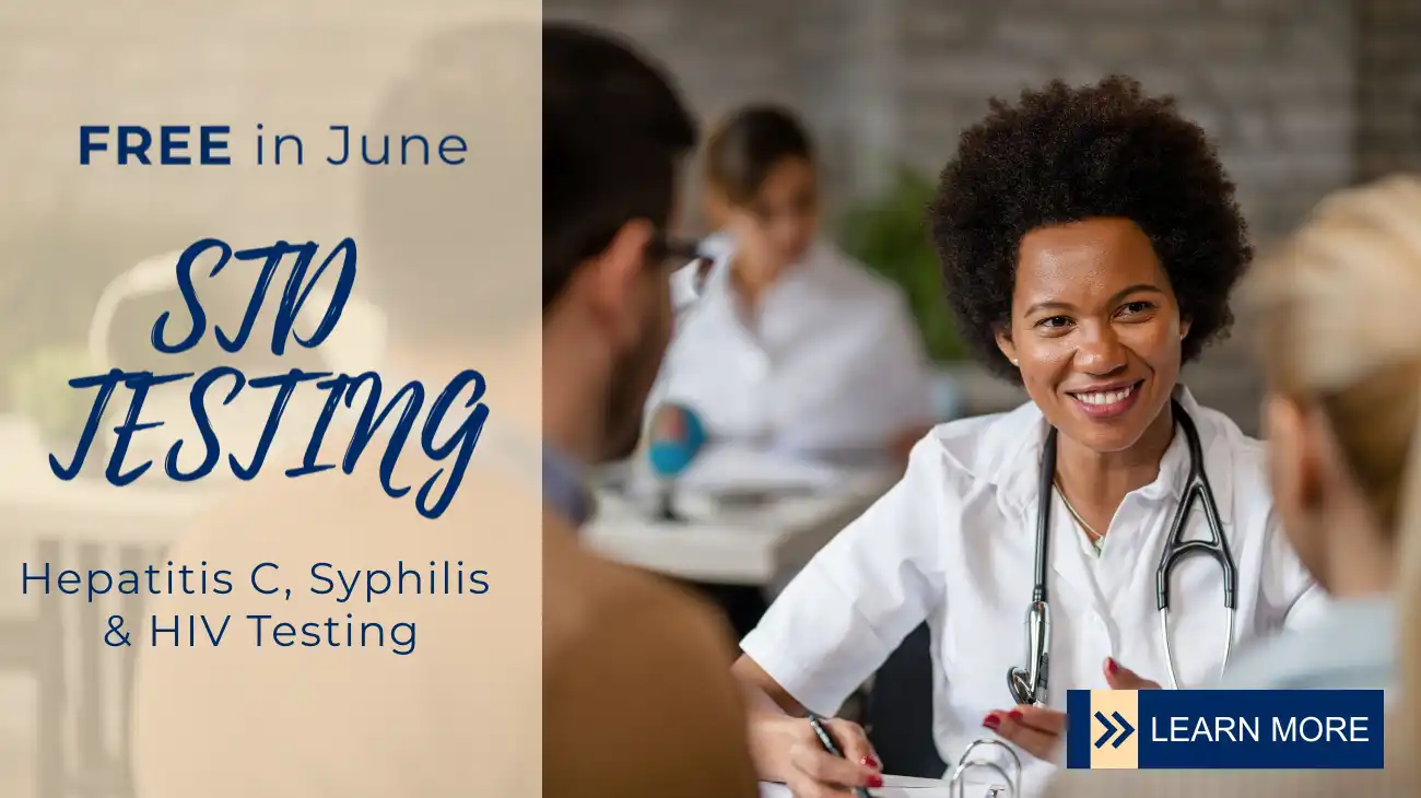 FREE Hepatitis C, HIV, and Syphilis Testing for the month of June